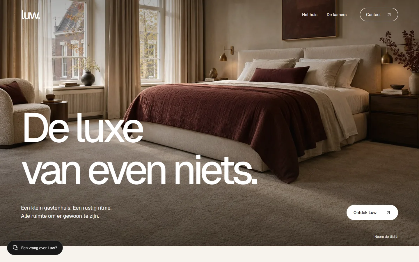 Ontwerpconcept voor Luw